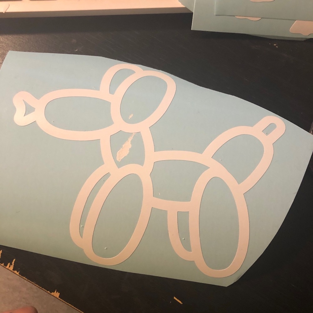 Ballon animal doggie vinyl